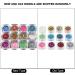 Natudeco Nail Sencer Nail Flash Powder DIY Nail Kit 12 Colors Of Color Exquisite Stylish Skin Friendly Family Nail Salon Decoration - Buy Online on GoSupps.com