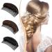 3-Piece Hair Bun Clip & Styling Insert Tool Set for Women - Black, Light Brown, Dark Brown - Buy Online on GoSupps.com