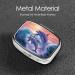 Dolphins Art Small Pill Case | 2 Compartment Travel Pill Organizer | Cute Pill Box for Purse & Travel Gifts - Buy Online on GoSupps.com