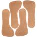 2 Pairs Cork Cropped Insole Foot Sweat Pads Shoes Inserts Invisible Insoles Shoe Padding Inserts Cork Insoles Flat Foot Insoles for Women Sandal Insoles Heel Wedge Women's