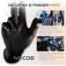 NOCOB Black Nitrile Disposable Gloves - (Raised Diamond Texture Grip) 6 Mil Thickness Latex and Powder Free (XXL 50 count) - Buy Online on GoSupps.com