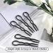 24 Piece Black Plastic Hair Pins U Shaped Grip Clips for Women and Girls | Bobby Pins Hairstyle Accessories - Buy Online on GoSupps.com