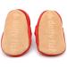Dotty Fish Soft Leather Baby Shoes | Toddler Sandals | Non-slip Suede Soles | Red | 0-6 Months to 3-4 Years - Buy Online on GoSupps.com