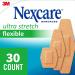 Nexcare Ultra Stretch Bandages Assorted - 30 Count Box | Flexible and Comfortable - Buy Online on GoSupps.com