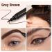 Boobeen 2 in 1 B ton pour la racine des cheveux multi-usage pour couvrir la racine des cheveux fins et dessiner l'eye-liner des sourcils r sistant l'eau et de longue dur e pour les femmes Brun Gris - Buy Online on GoSupps.com