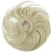 CAISHA by PRETTYSHOP Synthetic Fiber Hairpiece Scrunchie Updo in Platinum Blonde #613 - G16B - Buy Online on GoSupps.com