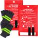 EVERLIT 2-Pack Fire Blanket Size XL 47''x47'' Fire Suppression Emergency Blanket w/Heat Resistant Gloves w/Reflective Strap for Kitchen Camping Grilling