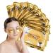 24K Gold Under Eye Treatment Masks Eye Masks for Dark Circles Crystal Gold Powder Gel Collagen for Under Eye Wrinkles Remove Eye Bags Hydrating Puffy Eyes 20 Pieces/10 Pairs