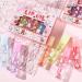 Clear Lip Gloss Sets For Teenage Girls 6 Pcs Flower-Flavored Lip Oil Lovely Gift No-Sticky Liquid Lipstick Long Lasting Lip Glow Balm Lip Care Natural Plant Formula - Buy Online on GoSupps.com