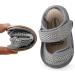 MASOCIO Baby Boy Open Toe Sandals - Size 3 UK Child (6-12 Months) Grey - Buy Online on GoSupps.com
