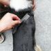 Dual-Sided Dog Hair Comb Stripper & Stainless Steel Dematting Tool | Shedding and Grooming Kit for Dogs and Cats - S Orange - Buy Online on GoSupps.com