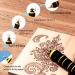 Wood Burning Kit with Digital Adjustable Strap and 24pcs Pyrography Pen Nib - Perfect Gift for Adults, Teens, and Kids | Double Pen Design in Black/Grey - Buy Online on GoSupps.com