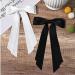Kryzalite Silky Satin Hair Loops & Clips - Black & White Ponytail Holders for Women - 2 Piece Set - Buy Online on GoSupps.com