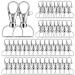 40PCS Swivel Snap Hooks, Premium Lanyard Snap Hook for Lanyard and Sewing Projects (1 inch Silver)') silver 1 inch