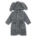 M sli by Green Cotton Baby Boys Bathrobe Bunny 98 Stormy blue