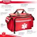 NOVAMEDIC Professional Red Trauma First Aid Medical Bag - 15x10x9, Multi Compartment First Responder Carrier for EMTs & Paramedics - Buy Online on GoSupps.com