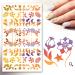 Nail Stickers Decals (5 Sheets) Damask Flourishes Vintage FLONZNAIL Nail D cor