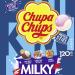 Chupa Chups Milky Lucker Bag - 120 Lollis in Cocoa Vanilla Caramel & Strawberry Cream - Sweet Treats for International Shipping - Buy Online on GoSupps.com