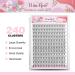 WineRozi 240 pcs 10D/20D Mixed Lash Clusters Extensions Handmade Lightweight False Eyelashes (20D 12-16mm) | DIY Home Eyelash Extensions - Buy Online on GoSupps.com