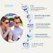 Mattes Marineblau Solar Reading Glasses +1.50 Diopters - Comfortable UV400 Reader for Men & Women with Spring Hinges | 1-Pack - Buy Online on GoSupps.com
