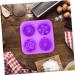 Zerodeko 6 Pcs Handmade Soap Mold Baking Muffin Mold Donut Candy Silicone Muffin Mold Baking Accessory Silicone Tools Silicone Molds Silicone DIY Mold Chocolate Silica Gel Roses Purple 3X16.6X16.6CMx6pcs - Buy Online on GoSupps.com