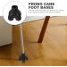Lurrose Foot Pads Replacement Crutch Rubber Feet - 4pcs Walking Stick Accessories for Seniors | Durable & Non-Slip - Buy Online on GoSupps.com