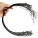 Drchoer 30Pcs 100LB Stainless Steel Fishing Wire Leaders - High Strength 19Inch Line with Swivels and Snaps in Black/Red/Green - Buy Online on GoSupps.com