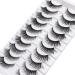 MilyBest A-Foxy Cat Eye False Eyelashes 10 Pairs - Wispy Faux Mink Lashes with Clear Band for Natural Look | 16MM - Buy Online on GoSupps.com