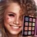 Rose Eyeshadow Palette Vegan Pink Nude Shimmer with Mirror | 12 High Pigmented Warm Tones | Ideal Travel Makeup Palette - Buy Online on GoSupps.com