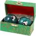 Fomiyes 8 Pack Health Massage Handballs | Gemstone Baoding Stress Relief Balls | Reusable Metal Massage Balls for Hand Therapy - Buy Online on GoSupps.com