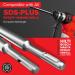 KSP-Tec 4pcs SDS-Plus Chisel Set for Rotary Hammers - Tile Chisel with Storage Case - Ideal for Masonry, Concrete, Brick, Stone - Buy Online on GoSupps.com