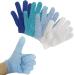 Exfoliating Gloves  8 Pcs  Skin Exfoliator for Body  Shower Gloves  Scrub Gloves Exfoliating  Exfoliating Body Scrub Gloves  Shower Accessories for Women  Exfoliation Mitt  Bath Gloves