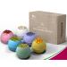 Mother's Day Organic Bath Bombs Gift Set for Women - All Natural with Bath Dead Sea  Epsom and Himalayan Salts  Apricot Oil - Best Gift Idea for Her  Mom  Wife  Mother  Grandma  Girlfriend  Sisters