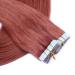 Buy #14 Red Tape-In Hair Extensions | 40cm 100% Remy Real Hair | 60 Tresses - Novon Hair Extensions - Buy Online on GoSupps.com