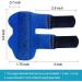 Trigger Finger Splint for Pain Relief & Support - Ideal for Sport Injuries, Basketball, Senior Tendon Release - Blue - Buy Online on GoSupps.com