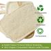 4 Pieces Biodegradable Luffa Sponges - Reusable Natural Bathing & Dish Cleaning Washers with Cord | Eco-Friendly Kitchen & Spa Essentials - Buy Online on GoSupps.com