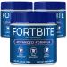 FortBite Tooth Powder Advanced Fort Bite Natural Dental & Gum Support Formula - Maximum Strength All Natural for Fresh Breath Dental Wellness FortBite Tooth Powder Reviews (3 Pack)
