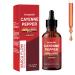 Velestoff Cayenne Pepper - Cayenne Pepper Drops Liquid Turmeric Vitamin K2 D3 Supplement with Organic Hawthorn Beet Root Turmeric Vitamin K2 D3