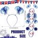 Patriotic Pom Pom Headband Set for 4th of July Celebration - 12 pcs Blue Headbands for Women, Girls, and Boys - Buy Online on GoSupps.com