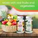 Buy Super Strength Fruit & Veggie Supplements | 70 Natural Fruits & Vegetables | Dietary Nutritional Capsules for Energy | 120 Capsules - Buy Online on GoSupps.com