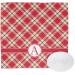 YouCustomizeIt Personalized Red & Tan Plaid Washcloth