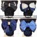 AUEAR Satin Hair Bow Clip Set with Snood Net Barrette - 4 Pcs Hairnets for Women - Buy Online on GoSupps.com