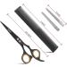 Ramaz Professional Hair Cutting Scissors Set - Extra Sharp 6.5 Stainless Steel Shears with Comb & Clips for Perfect Haircuts - Ideal for Men & Women - Buy Online on GoSupps.com
