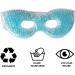 Soothing Face Mask with Flexible Gel Beads - Cold Compress for Stress Relief, Swelling, Headaches - Blue, Reusable - Buy Online on GoSupps.com