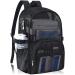 Heavy Duty Mesh Backpack for Adults 22L Mesh Backpack for School See Through Black Mesh Bookbag for Boys Girls with Comfort Padded Straps for School Beach Swimming Fitness Sports
