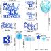17 Pcs Official 13th Teenager Cake Toppers Giltter Blue Number 13 Pick Cake Decoration Official Teenager Cake Topper with Ballon Cheers to 13 Fabulous Birthday Decoration for 13th Birthday Party - Buy Online on GoSupps.com