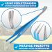 Bluepet 2-in-1 Tick Tweezers for Dogs Cats Horses & Humans - Stainless Steel Tick Remover with Case | Best Alternative to Tick Pliers & Agents - Buy Online on GoSupps.com