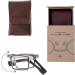 Didinsky Fold-Up Reading Glasses for Men & Women - Presbyopia Glasses with Blue Light Protection 5 Graduations Metal Frames - Graphite 2.0 - Buy Online on GoSupps.com