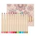 PICKX 12 Colors Cream Eyeshadow Stick Set Waterproof and color lasting eye shadow color-rich eyeshadow matte & pearlescent eyeshadow Fine-nib eyeshadow for detailed lines delicate and compact (A)
