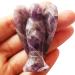Lovionus89 Amethyst Guardian Angel Statue - Hand-Carved 5cm Healing Crystal Decor for Bag - Buy Online on GoSupps.com